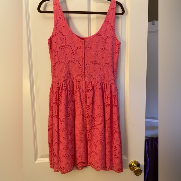 Pink floral Lilly Pulitzer dress - Picture 4 of 7